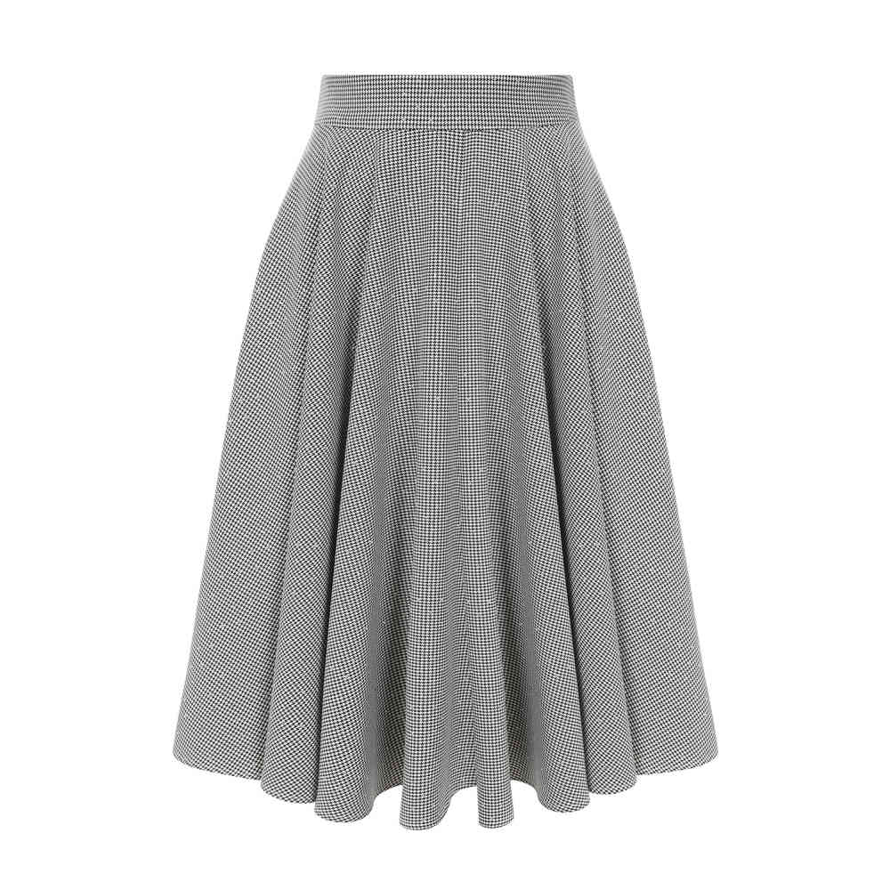 Banned - Cary Sparkle Houdndstooth Swing Rock - Schwarz